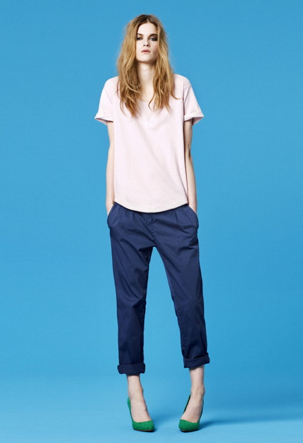 Zara TRF Color Pants 2011.2月Lookbook