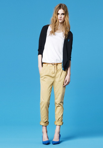 Zara TRF Color Pants 2011.2月Lookbook