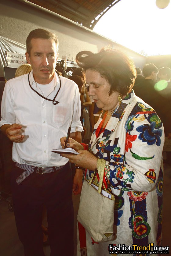 Mr NOTEN & Suzy Menkes 