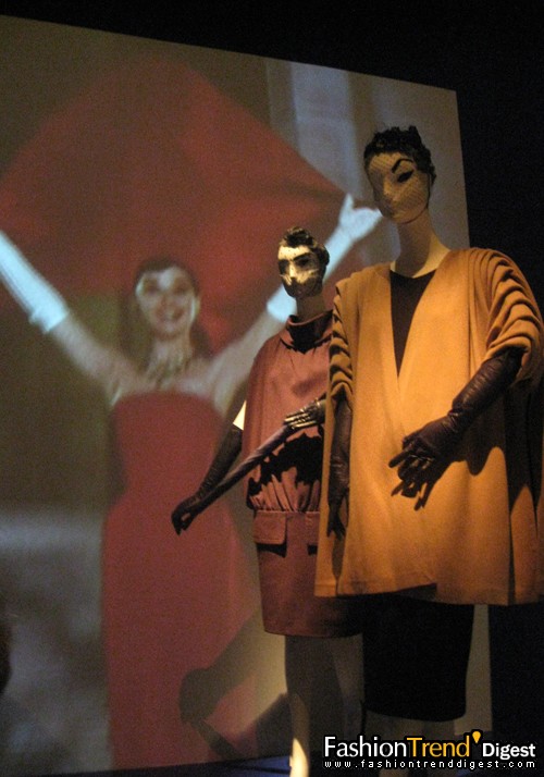 Ensembles by Cristobal Balenciaga, 1955-6 (left) and 1950-51 (right) 